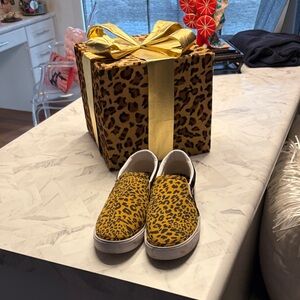 Nike Leopard Print Slip-On Sneakers
